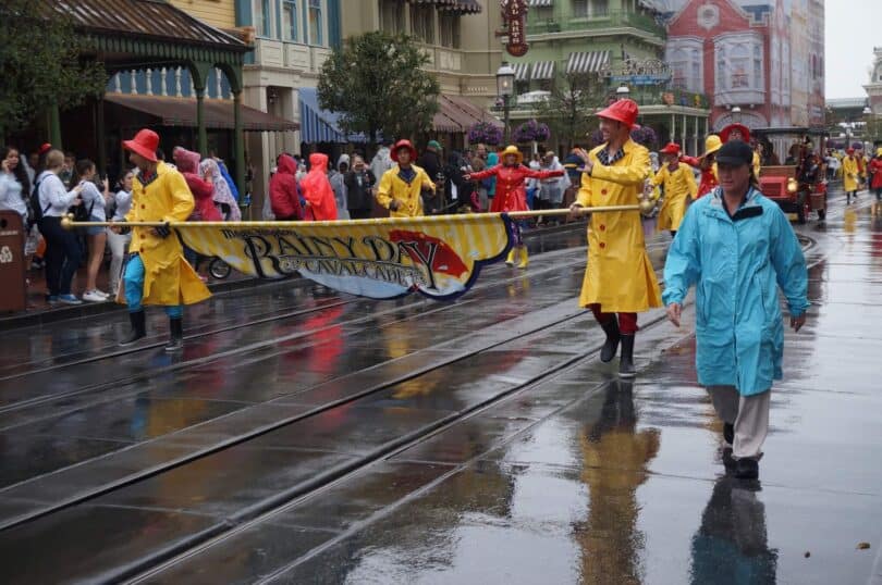 Rain at Disney World