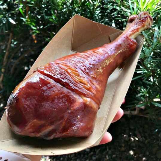 Giant turkey legs at Disney World