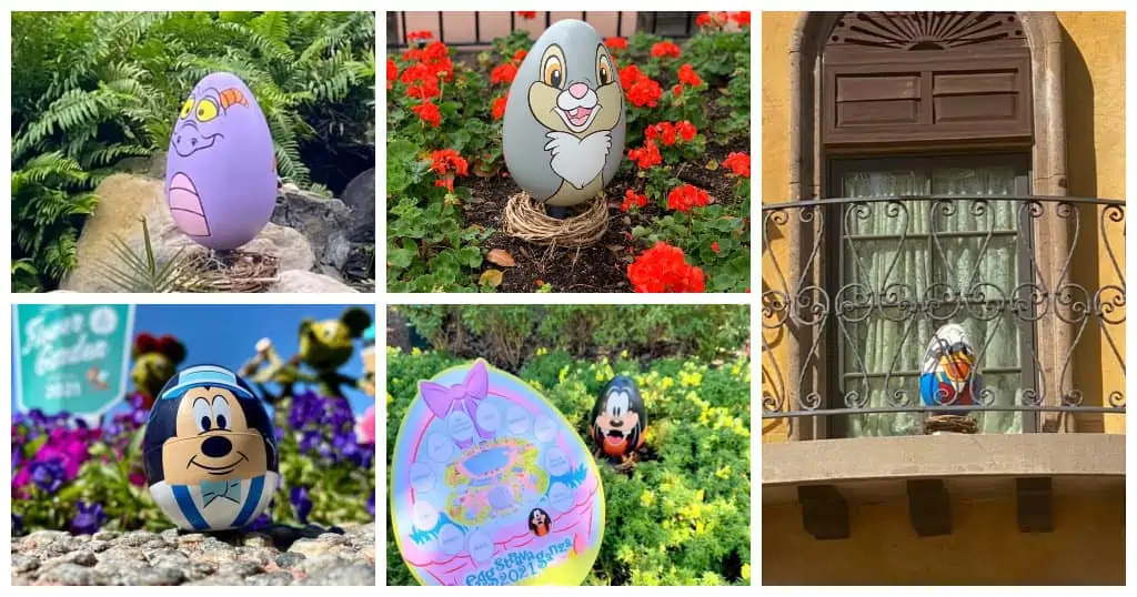 Eggs hidden all over EPCOT, be sure to look around in all the countries in World Showcase!
