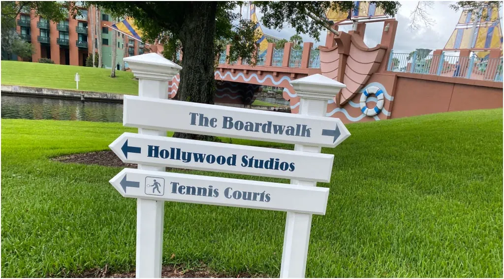 Walking to Hollywood Studios for Rope Drop