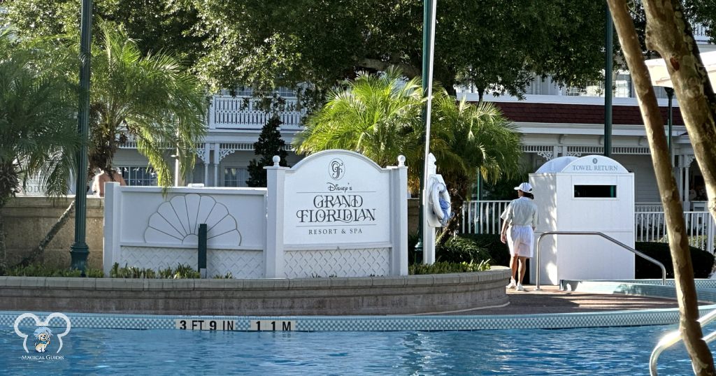 Disney's Grand Floridian Resort & Spa Pool. There are many amenities at the Grand Floridian for guests to enjoy.