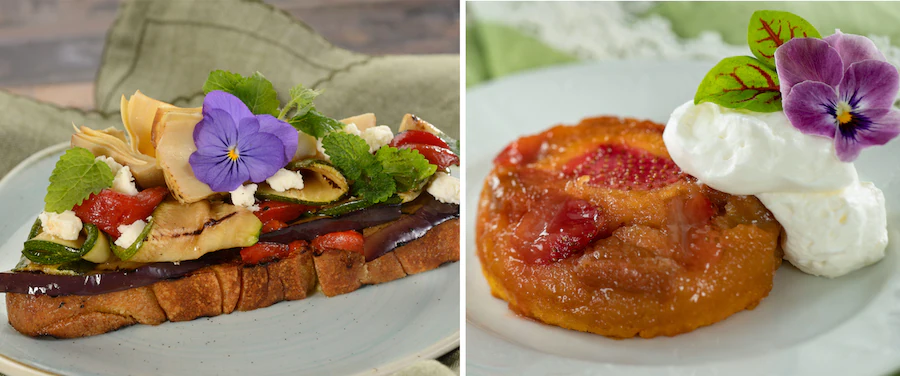 Springtime Menu (available April 10 through May 21)