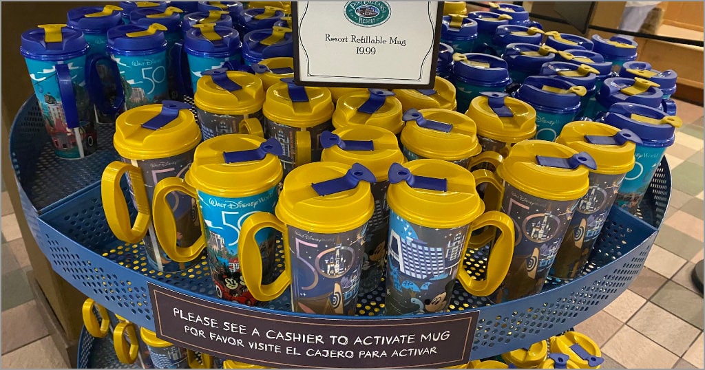 Disney brings out new mugs every months, this is one of the designs for the 50th anniversary.