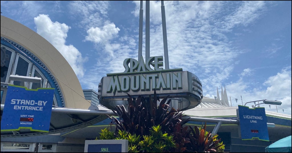 Space Mountain in Magic Kingdom