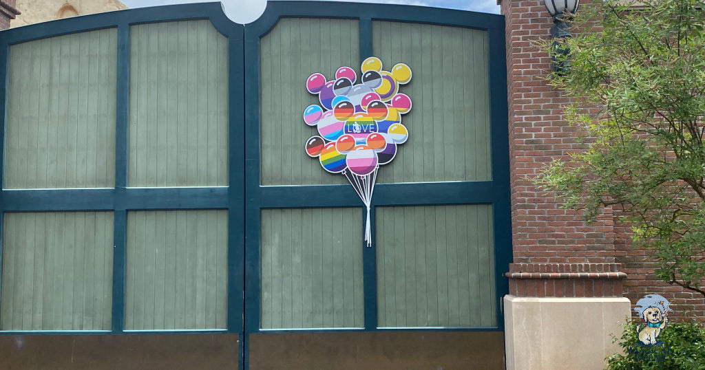 Disney Ballon Photo opportunity inside Hollywood Studios