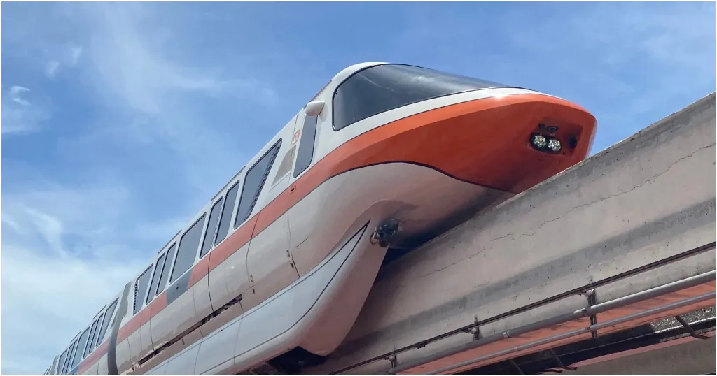 Disney's Monorail is iconic, but can be difficult to get to after riding the Skyliner