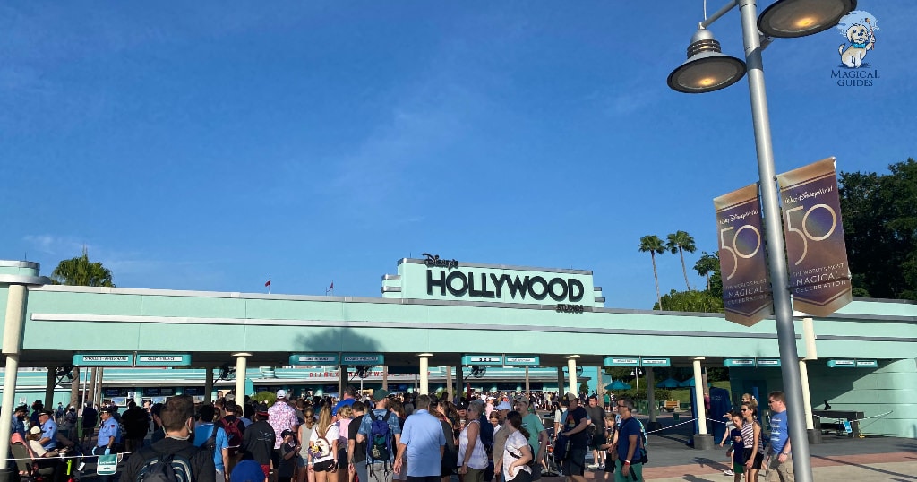 The shortest parking lot to entrance is Hollywood Studios.