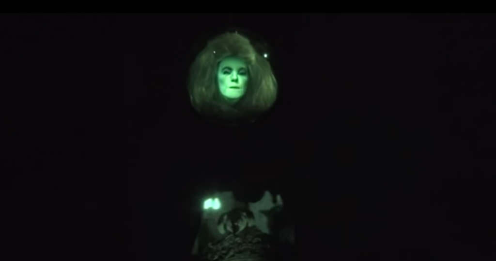 Madame Leota at the Haunted Mansion ride in Magic Kingdom at Walt Disney World