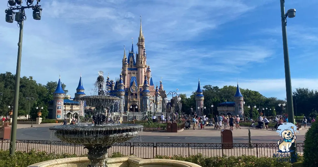 Magic Kingdom during Rope Drop, showing how empty it is. (Photo by Bayley Clark for Magical Guides)