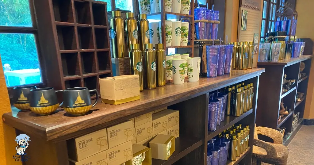 They have a lot of mugs, and other souvenir mugs you can purchase inside Creature Comforts.