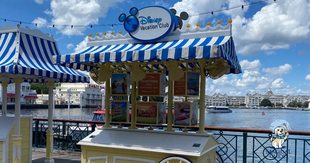 DVC Sales stand on the Boardwalk
