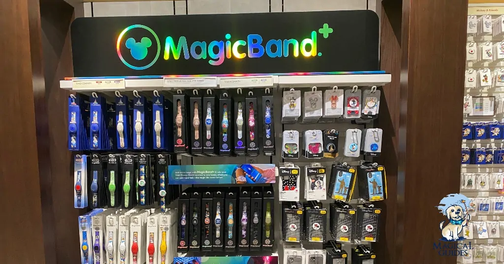 Magic Bands on display at the Dolphin Resort. 
