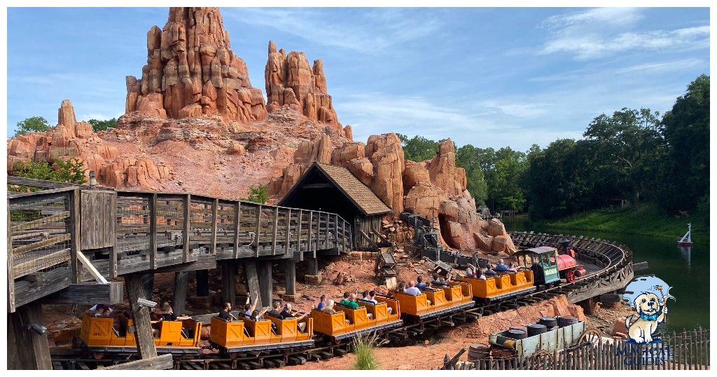 Big Thunder Mountain is the longest coaster at Disney World, an is rumored to help pass kidney stones if you sit in the last car.