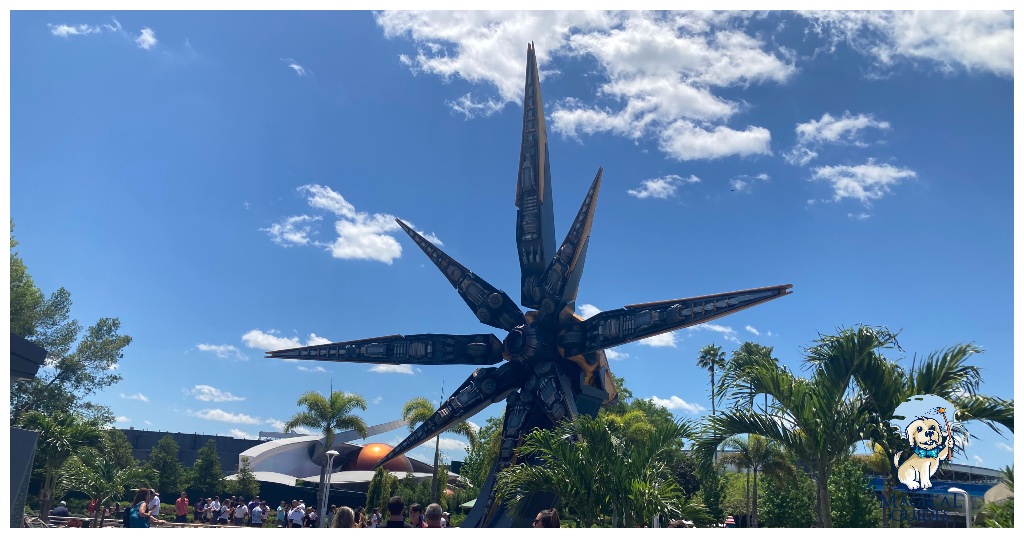 One of the latest additions to EPCOT's attractions. Guardians of the galaxy ride.
