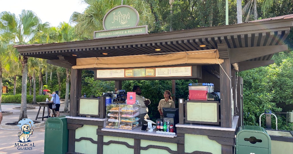 Get your favorite coffee, pastry or Coke product before going into Animal Kingdom