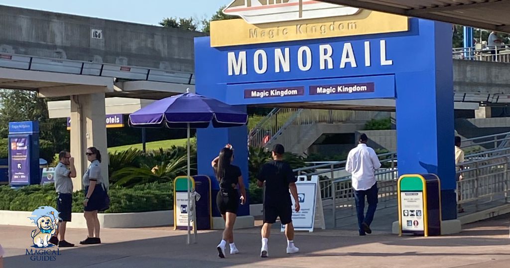 If you're coming from the Ticket and Transportation Center, you can grab the Monorail to Magic Kingdom