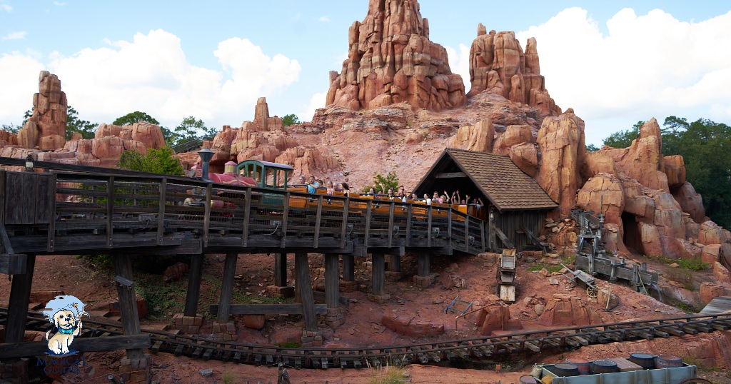 Big Thunder Mountain is fast moving train coaster that has the potential to move kidney stones.