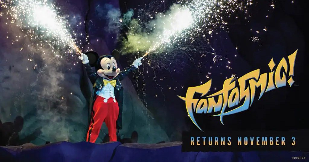 Mickey returns in Fantasmic at Disney's Hollywood Studios