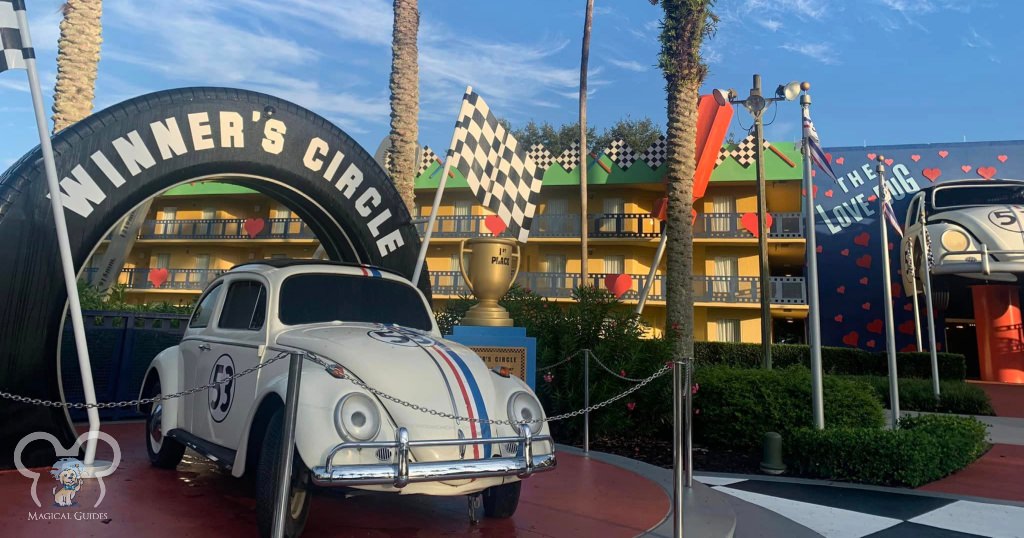 Herby the Love bug featured at Disney's All Stars Movies.