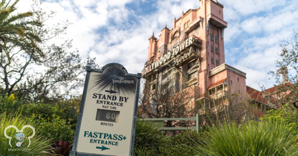 The wait for Tower of Terror in Hollywood Studios.