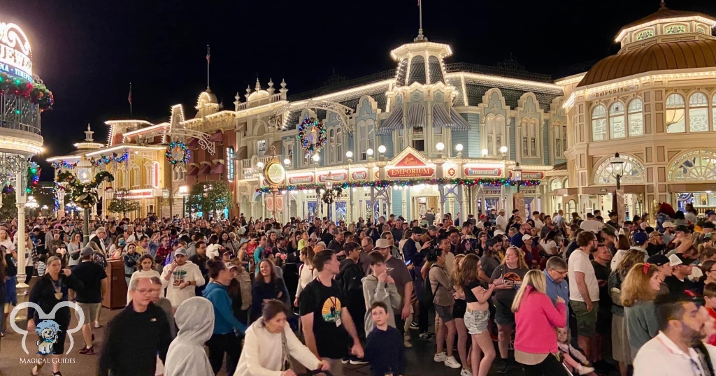 It can get busy at Magic Kingdom during during Spring Break.