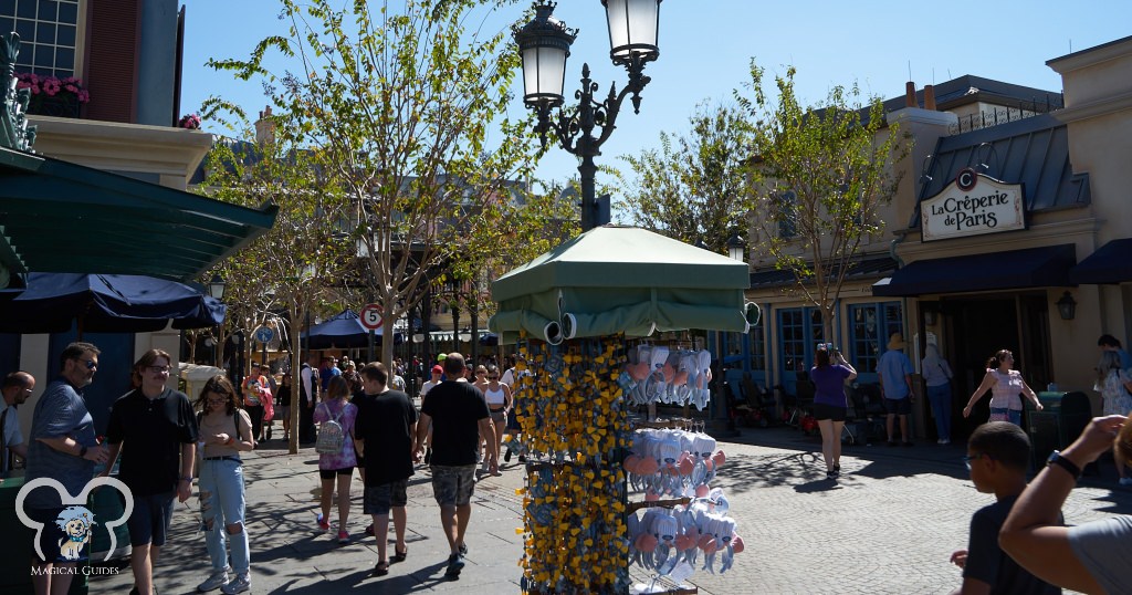 Remy ears, and shoulder buddy you can buy as a souvenir in the France pavilion.