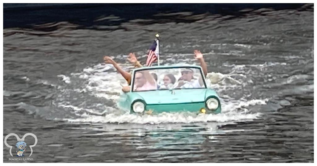 Amphicar car boat found in Disney Springs