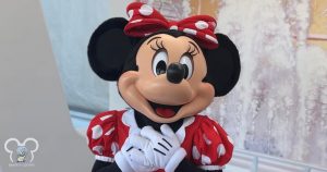 Minnie Mouse meet & greet at EPCOT.