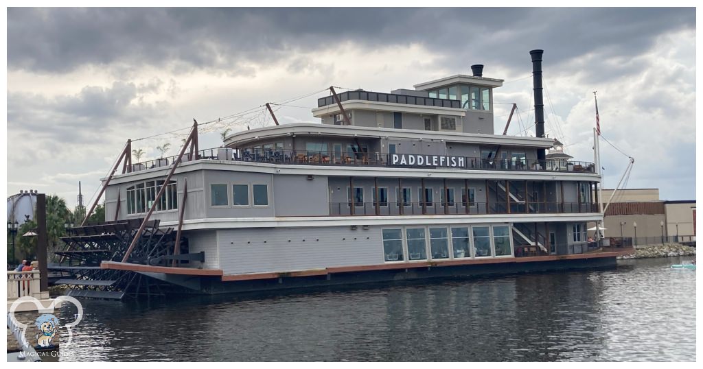 Paddlefish Restaurant where you can book the Amphicar and a reservation for lunch & dinner