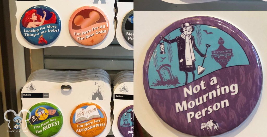 Custom Ride Buttons Disney sold inside the parks back in 2019.