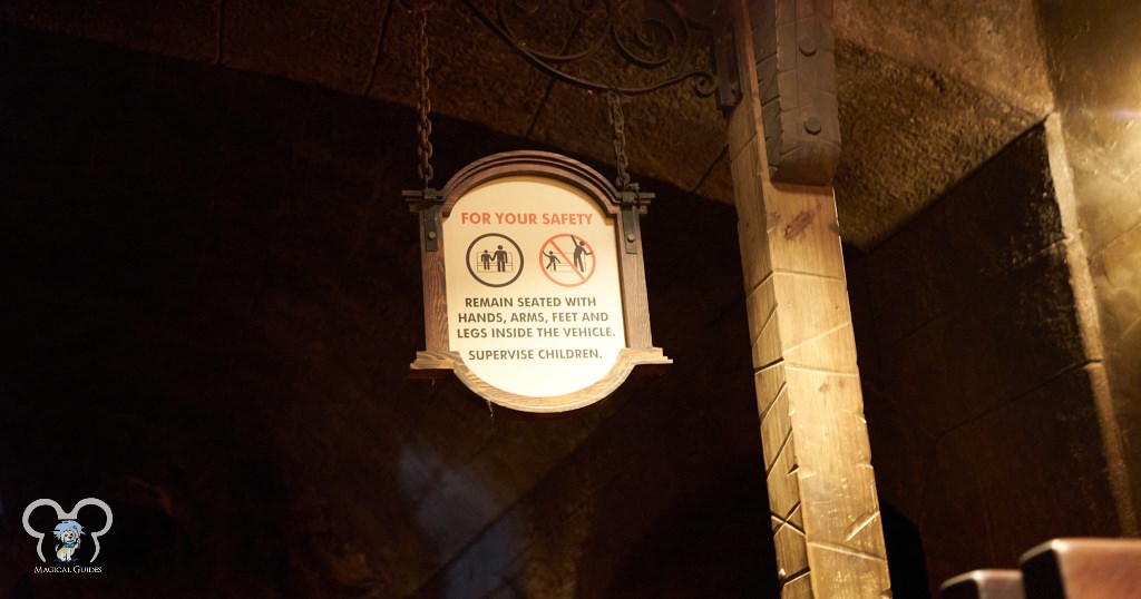 Safety warning on Pirates of the Caribbean another classic Magic Kingdom ride.