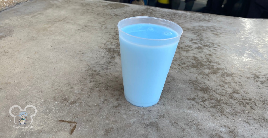 Try the blue or green milk you can get at the Milk Stand inside of Galaxy's Edge. Not bad way to cool down on a hot day saving the galaxy from the empire.