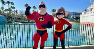 Mr and Mrs Incredible at Disney's Hollywood Studios