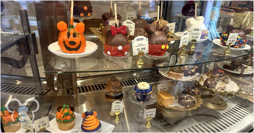 Halloween themed treats at the Confectionary on Main Street in Magic Kingdom.