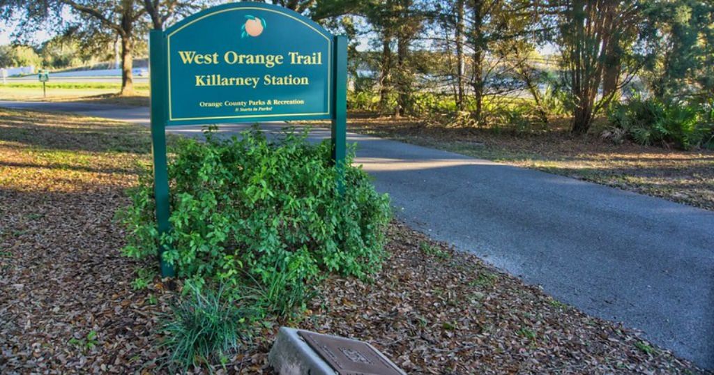 The West Orange Trail head at Killarney Station.