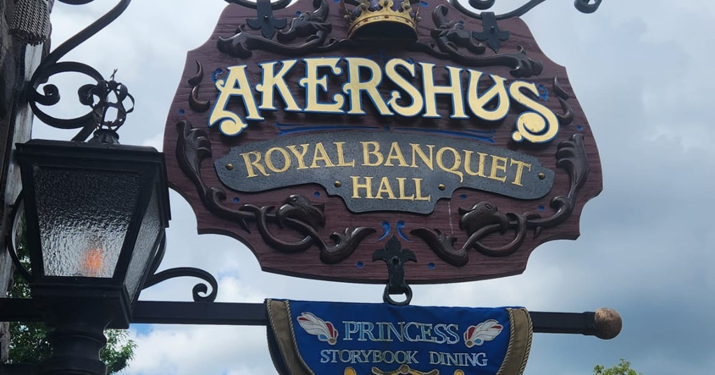 Dine at Akershus at EPCOT next to the Frozen ride for a chance to meet Snow White and other Disney princesses.