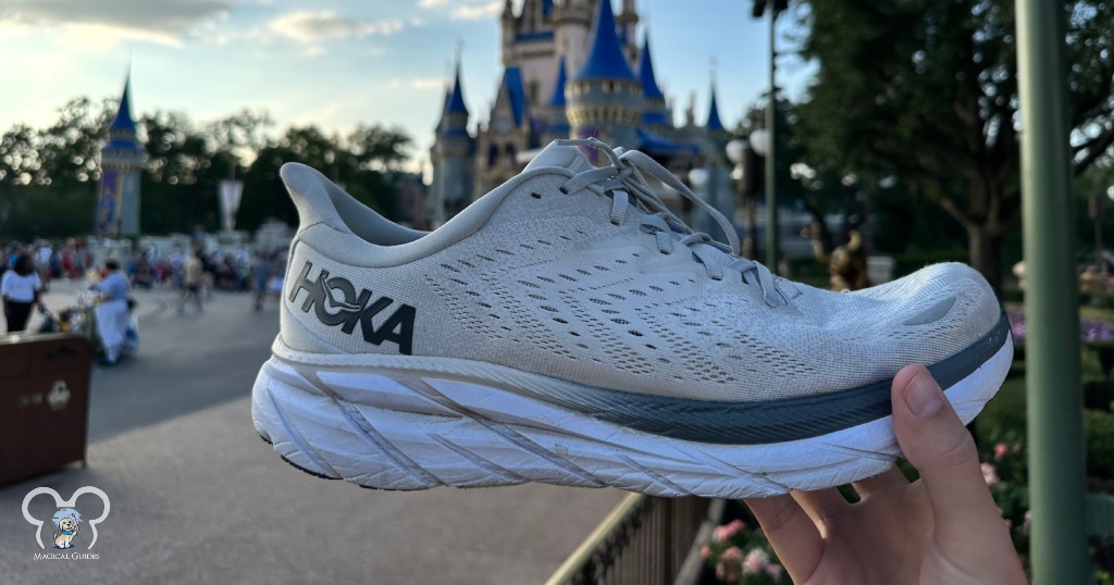 Hoka One One Clifton's are my husband's park shoes especially when he does rope drop at Magic Kingdom.