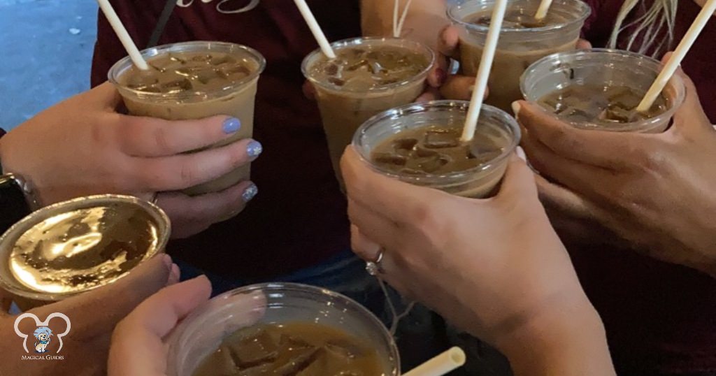 Iced coffee with Bailey's from Norway in EPCOT.