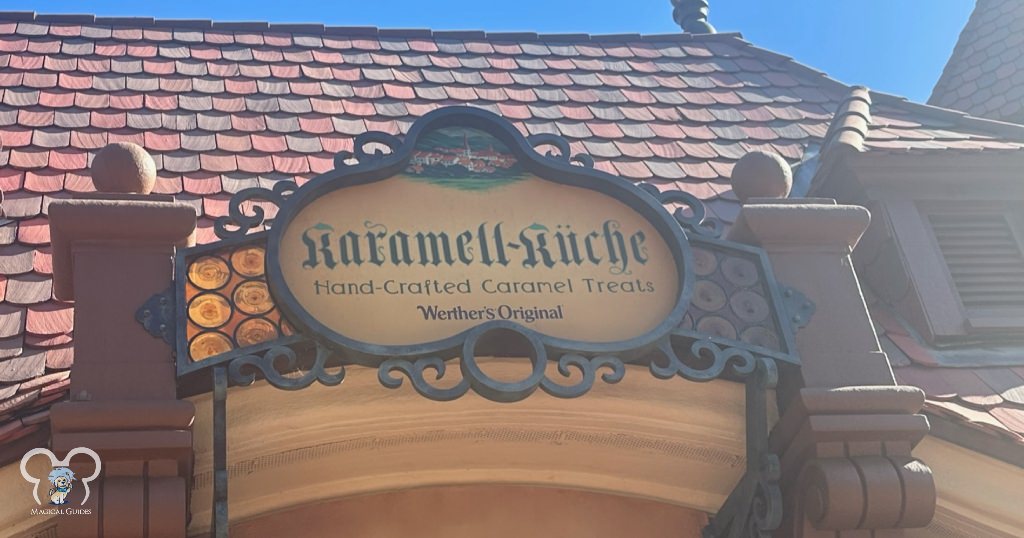 Arguably the best place in EPCOT, Karamell-Kuche the caramel store in Germany.