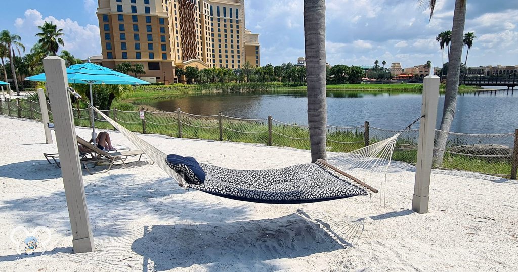 Take a break and enjoy a little time in a hammock at Coronado Springs Resort.