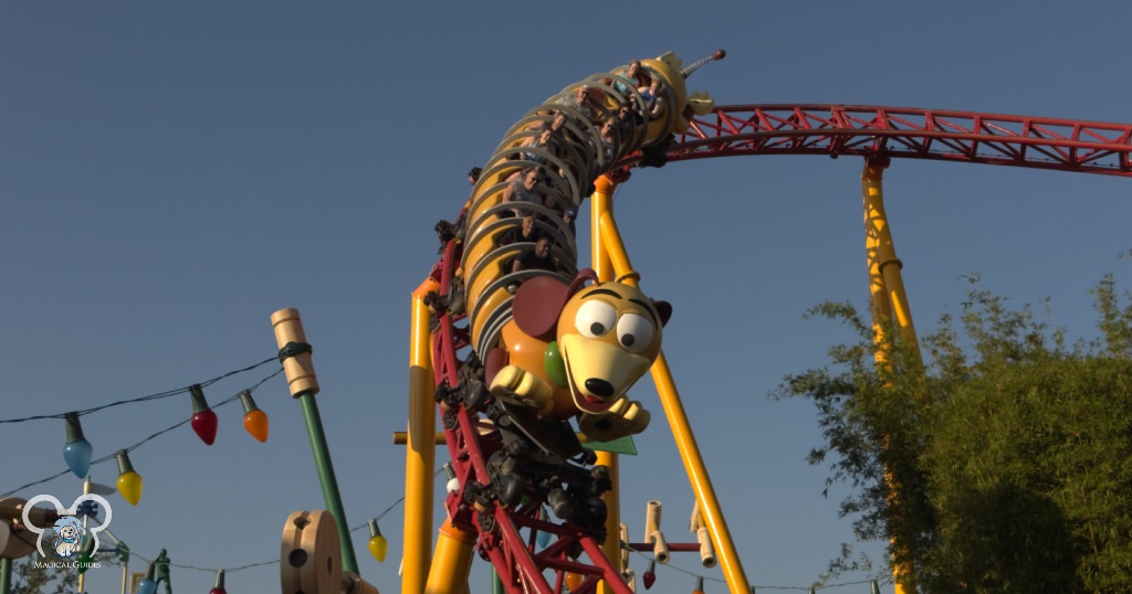 Slinky Dog Roller Coaster in Toy Story Land in Hollywood Studios