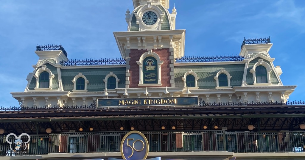 Walk thru the entrance of Magic Kingdom to a whole new world.