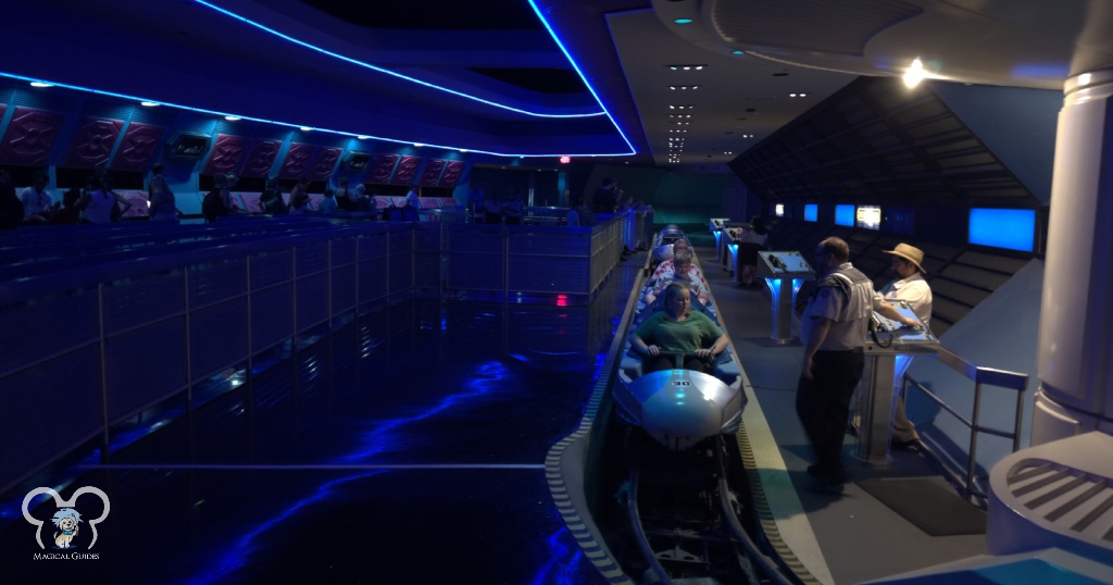 Prepare for launch inside Space Mountain at speeds topping out at 27 MPH in the dark! 