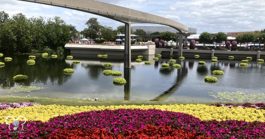 Beautiful day at the EPCOT International Flower & Garden Festival.