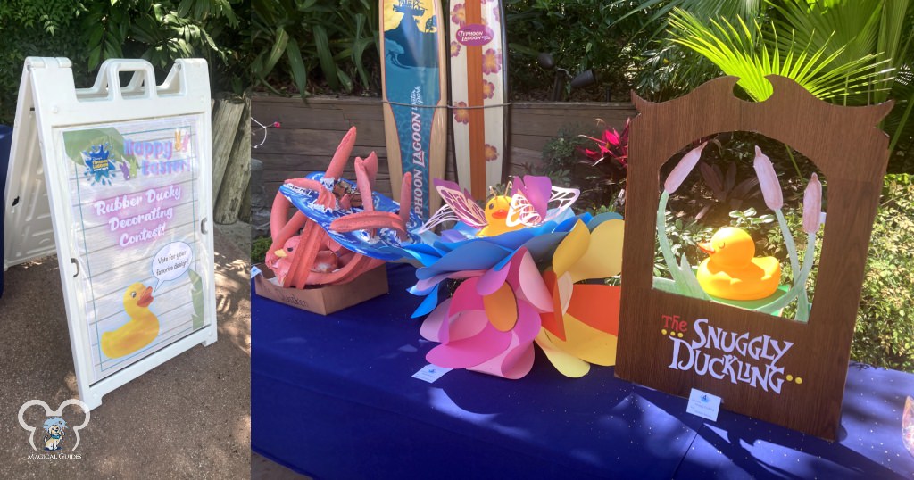 Typhoon Lagoon held a Rubber Ducky Decorating Contest in April. You can see 3 of the entires here including our favorite, The Snuggly Duckling.