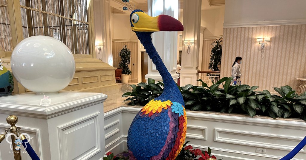 My favorite Easter Egg from 2023, Kevin from up. Find these Easter decorations at the Grand Floridian in Disney World about two weeks before Easter.