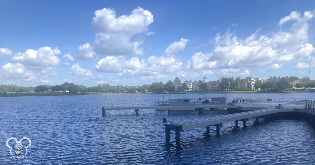 Disney Springs Hot Air Balloon Launch on a beautiful day in May.