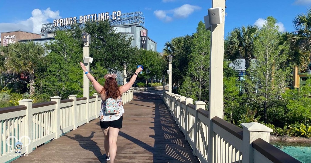 Disney Springs was empty on a May morning right before Mother's Day. We were heading to get in the Gideon's line early for a coffee cake cookie!