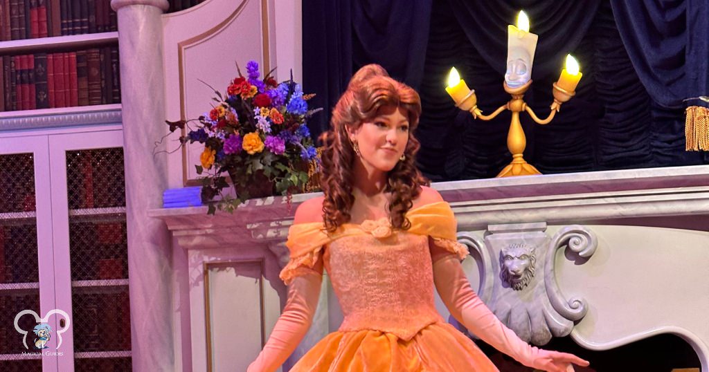 Meet Belle at Enchanted Tales with Belle in Magic Kingdom.