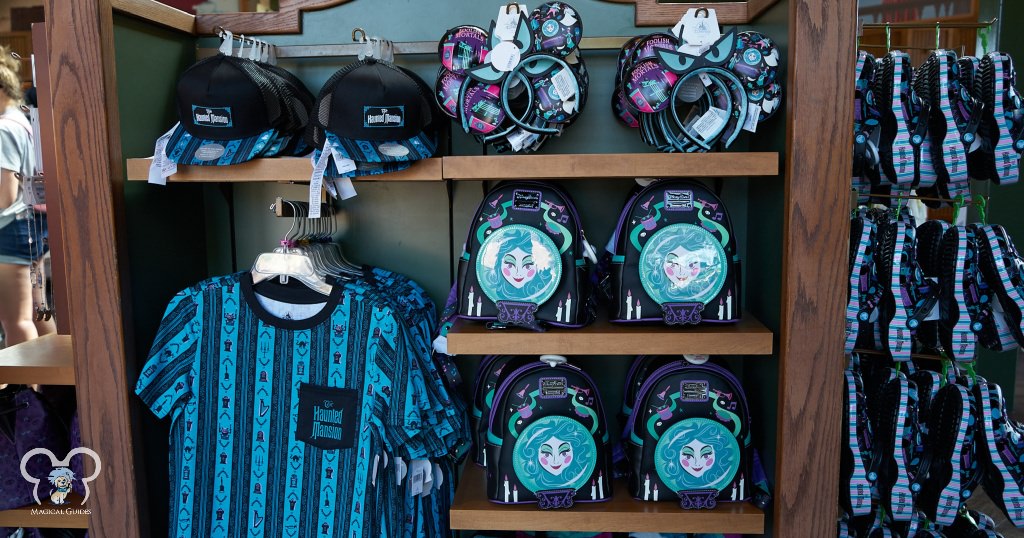 Haunted Mansion souvenirs being sold in the EPCOT area featuring Madame Leota.